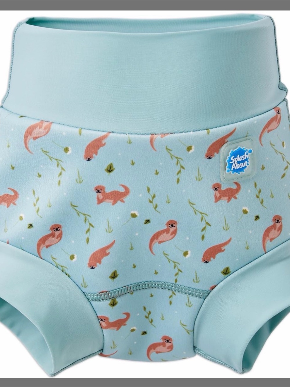 Splash About Happy Nappy Reusable Swim Diaper, Playful Otters, 6-12 Months